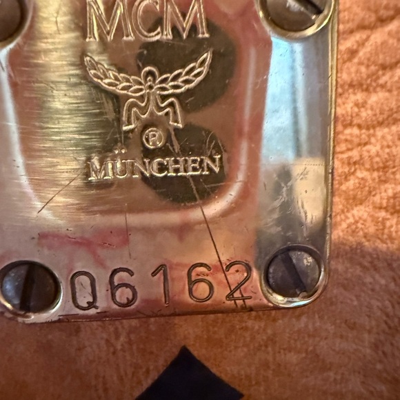 MCM Tan Monogram Shoulder Bag - Picture 12 of 13